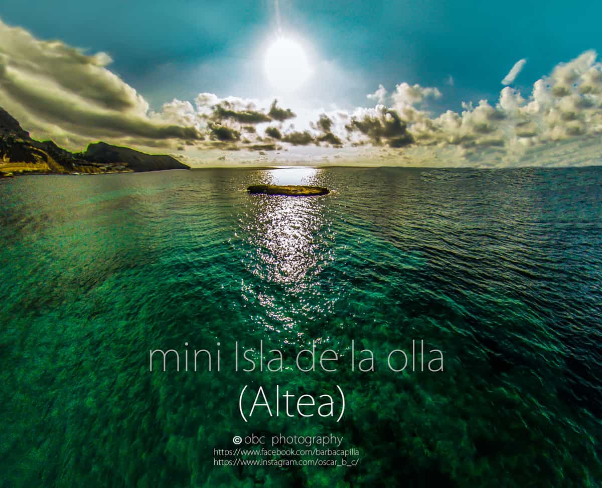 Mini Isla de la Olla Altea Enamorados de Alicante