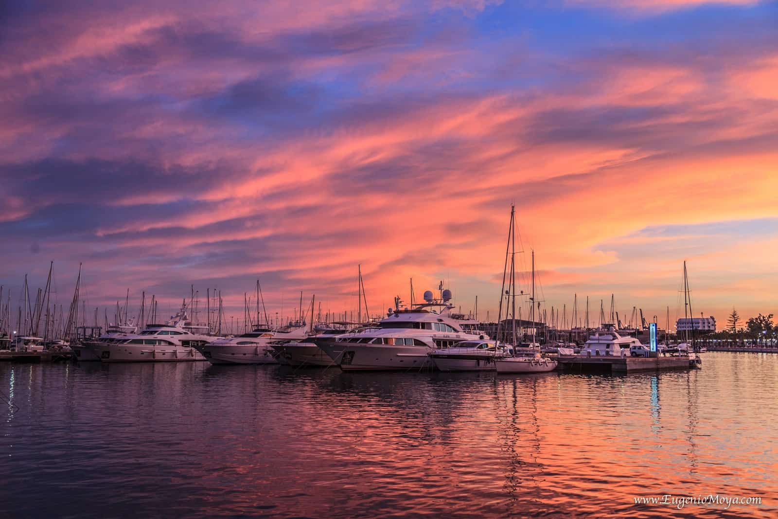 Atardecer en Alicante