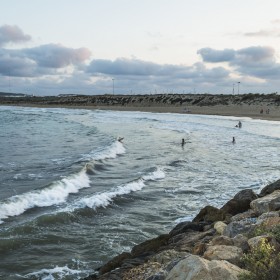 las dunas y el mar