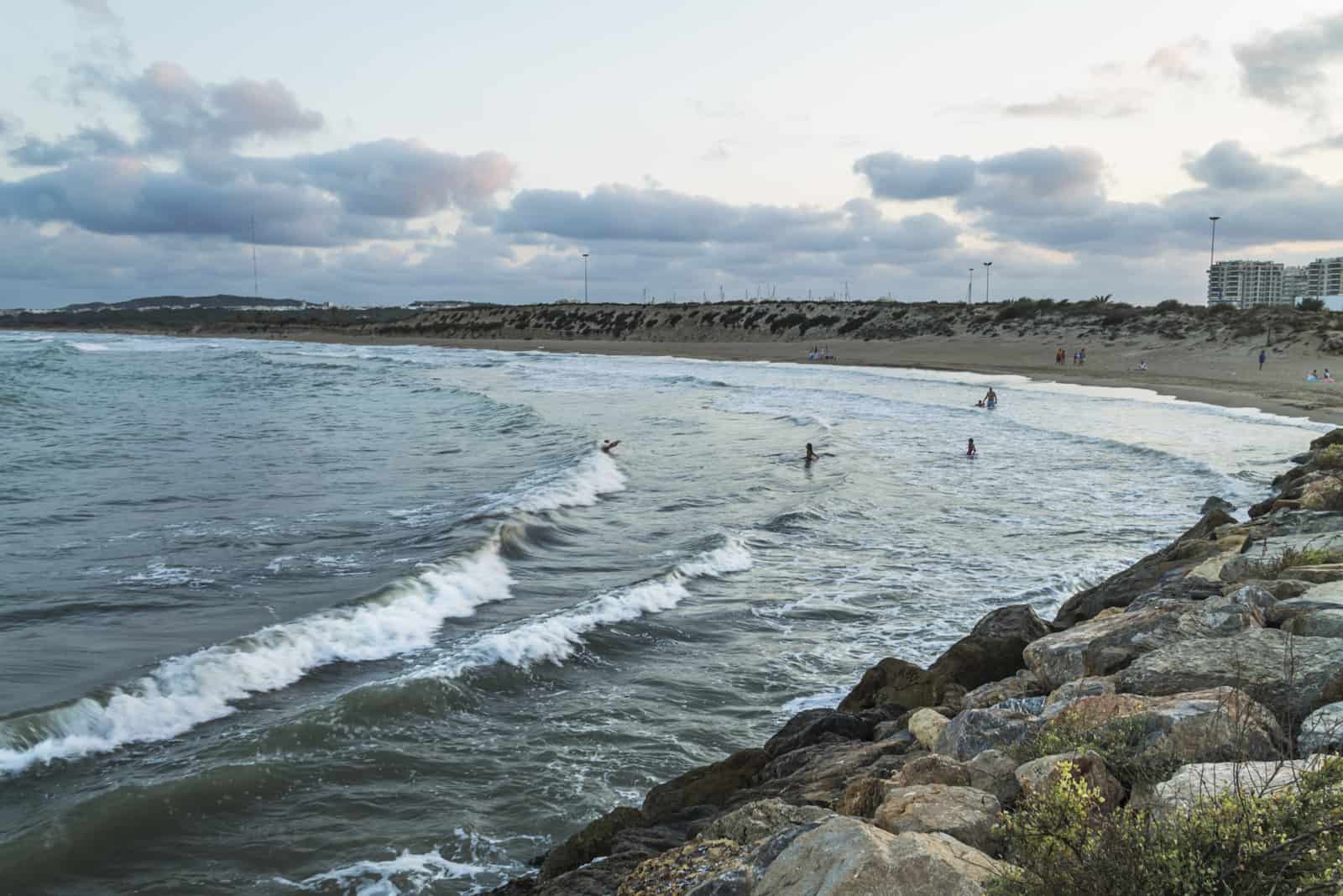 las dunas y el mar