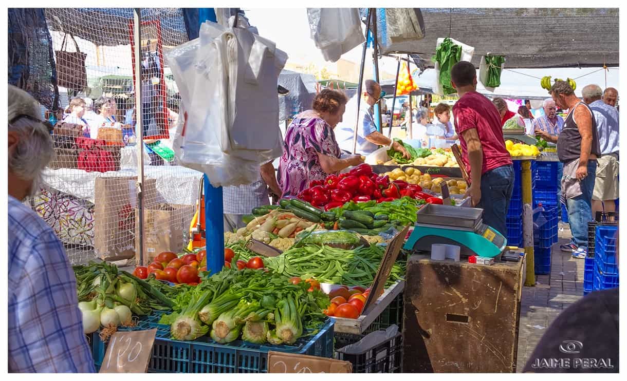 Mercadillo de verduras de Babel