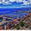 Vista puerto deportivo desde el Castillo de Santa Bárbara, 12 Alicante